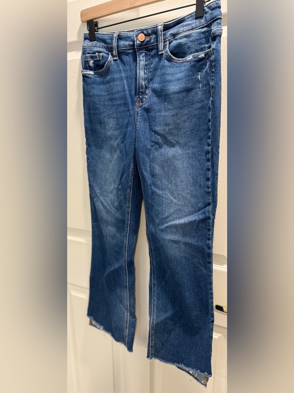 Flying Monkey Ingenuity High Rise Crop Flare Jeans 27 - Picture 5 of 12